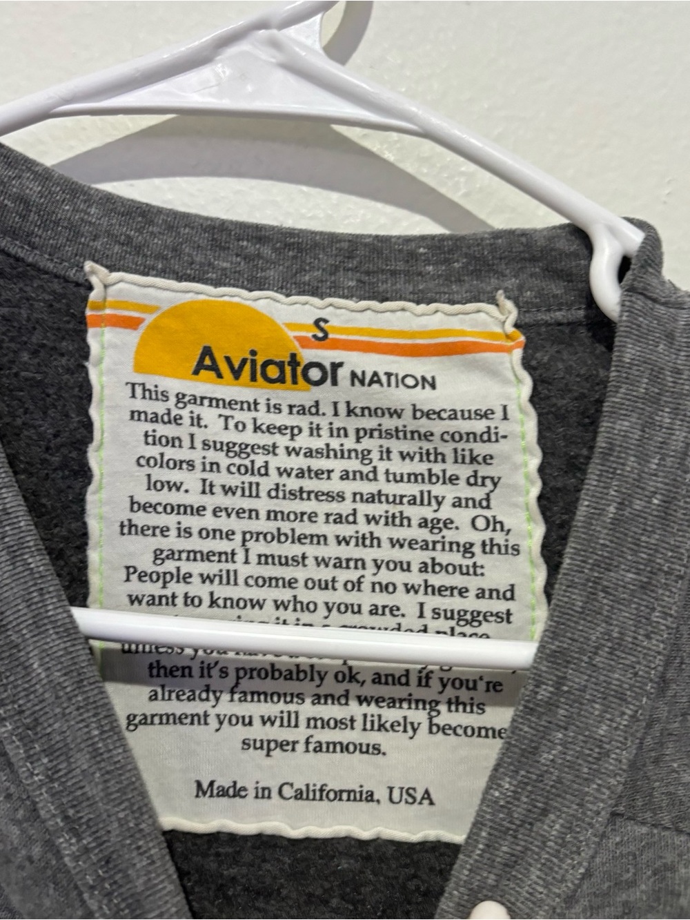 Aviator Nation Sunset Sweatshirt Size Small - Picture 4 of 5